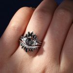 Black Rutilated Quartz Rings: Non-Traditional Engagement Ring